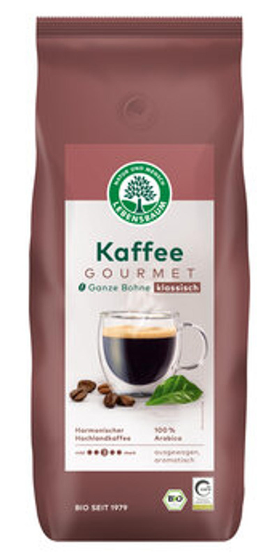Produktfoto zu Kaffee Gourmet, ganze Bohne 1kg