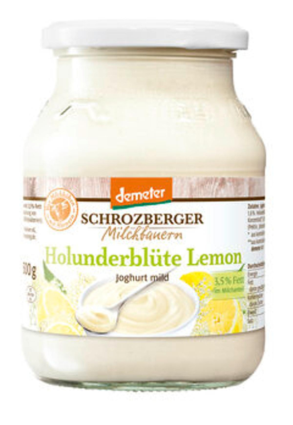 Produktfoto zu Joghurt Holunderblüte Lemon 500g