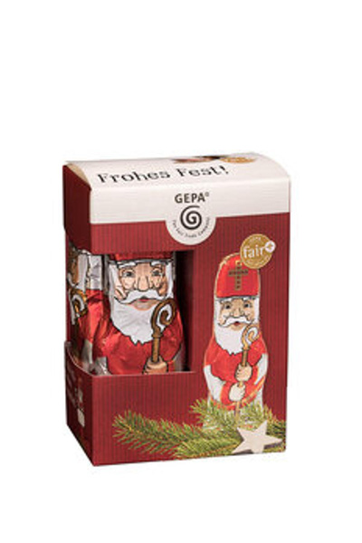 Produktfoto zu Schoko Nikoläuse Vollmilch 10 Stk