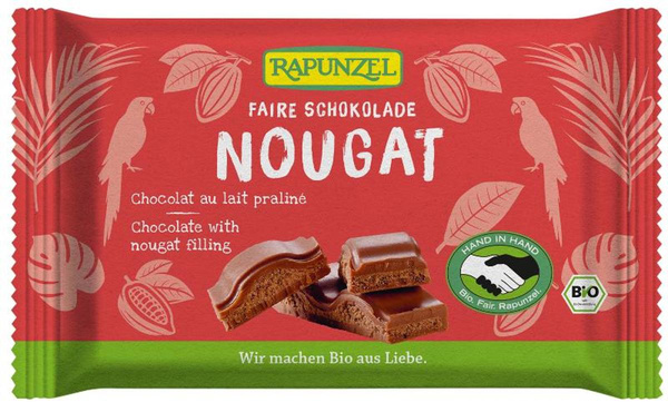 Produktfoto zu Schokolade Nougat, 100g