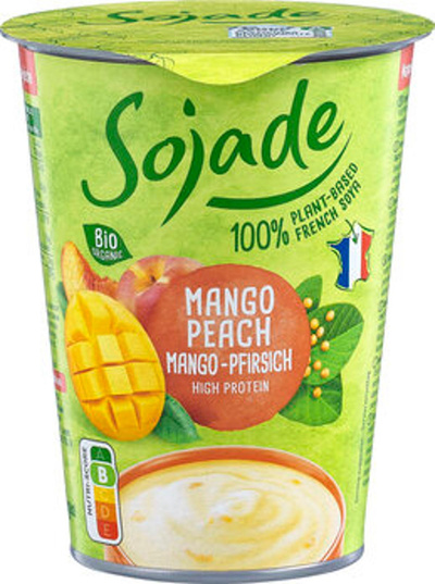 Produktfoto zu Sojade Mango-Pfirsich 400g