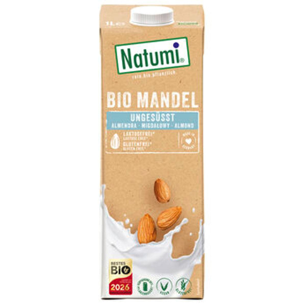Produktfoto zu Mandeldrink Natural ungesüßt, 1l