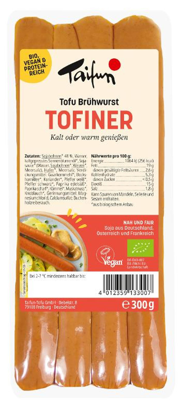 Produktfoto zu Tofu-Würstchen 4 Stück