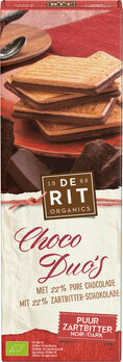 Produktfoto zu Choco Duo`s mit Zartbitterschokolade