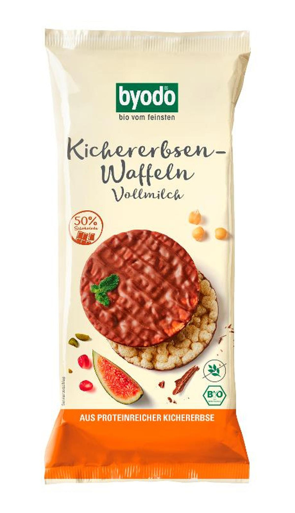 Produktfoto zu Kichererbsen Waffeln, Vollmilch