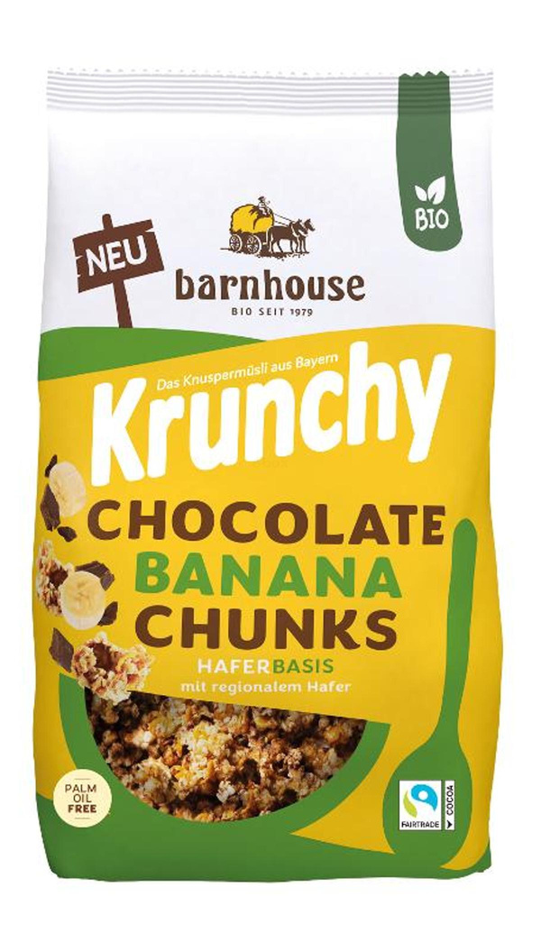 Produktfoto zu Krunchy Chocolate Banana Chunk 450g