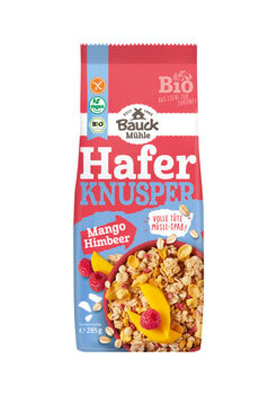 Produktfoto zu Müsli Hafer Knusper Mango Himbeer 285g