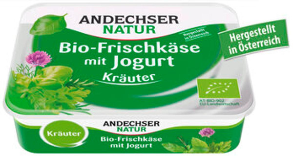 Produktfoto zu Andechser Frischkäse Kräuter 175g