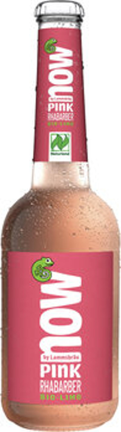 Produktfoto zu now Pink Rhabarber 0,33l