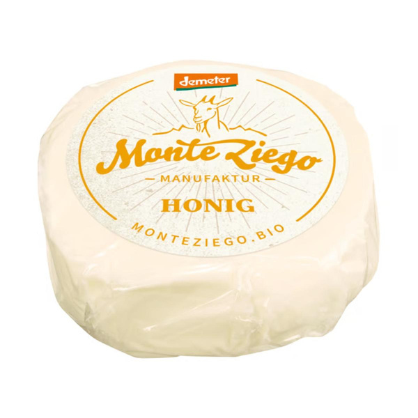 Produktfoto zu Ziegen Frischkäsetaler Honig, 60g