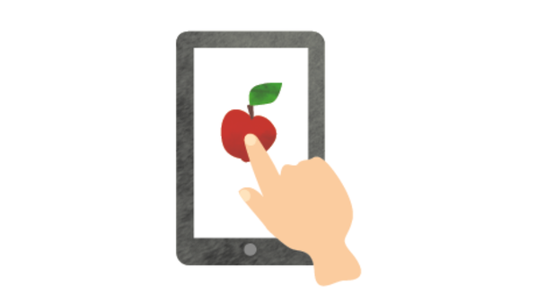 KI generiert: Das Bild zeigt einen stilisierten grünen Lieferwagen mit einem roten Apfel und einem grünen Blatt auf der Seite. Der Wagen scheint in Bewegung zu sein, wie die Bewegungslinien andeuten.