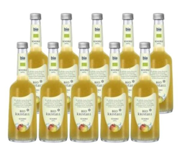 Produktfoto zu Apfelschorle BioKristall 10x 0,33l