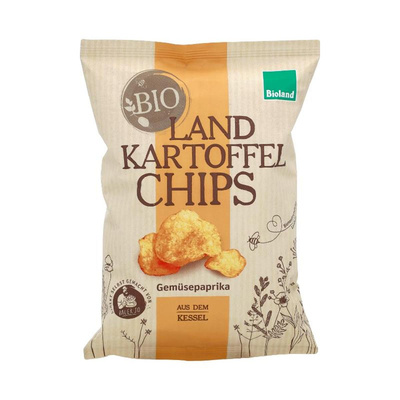 Produktfoto zu Landkartoffelchips Gemüsepaprika