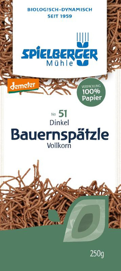 Produktfoto zu Bauernspätzle Dinkel 500g