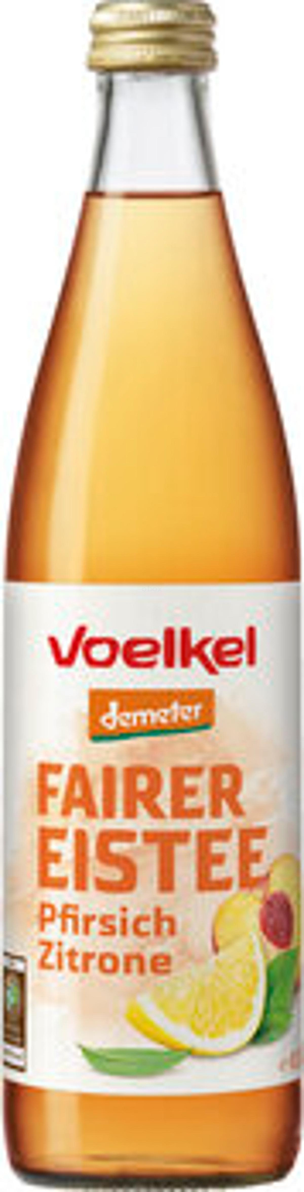 Produktfoto zu Eistee Pfirsich Zitrone 0,5l