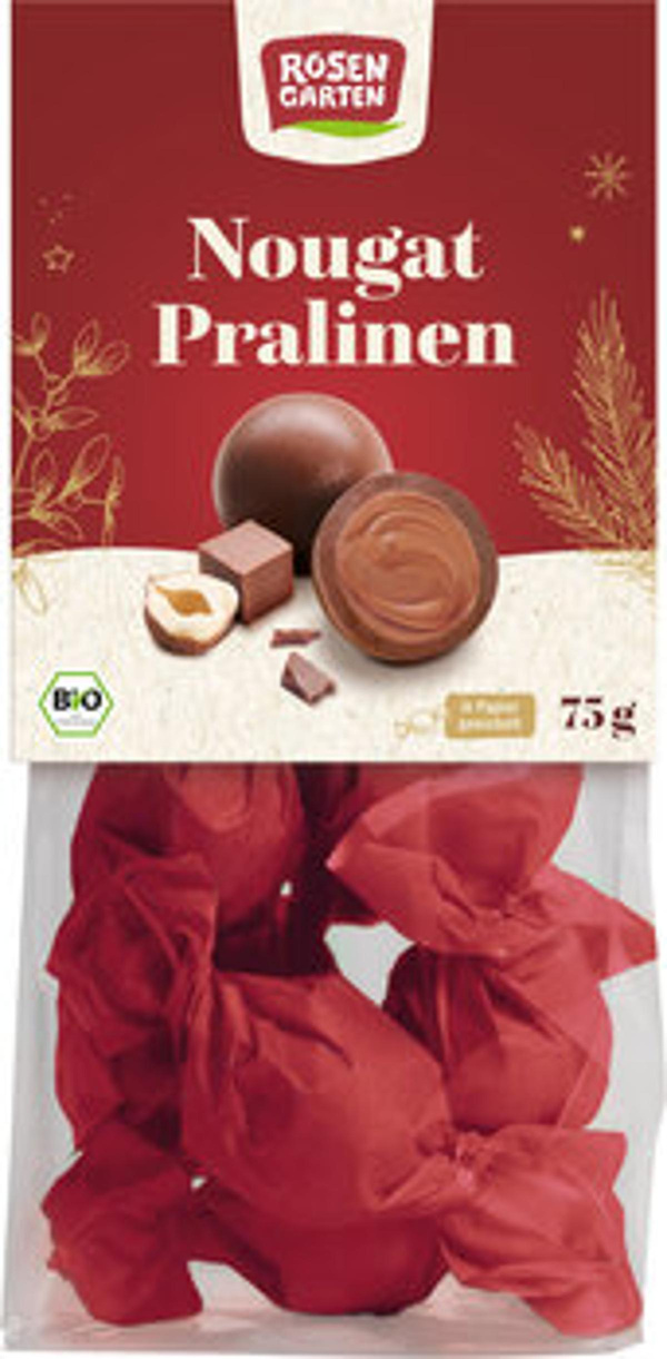 Produktfoto zu Nuss-Nougat-Pralinen
