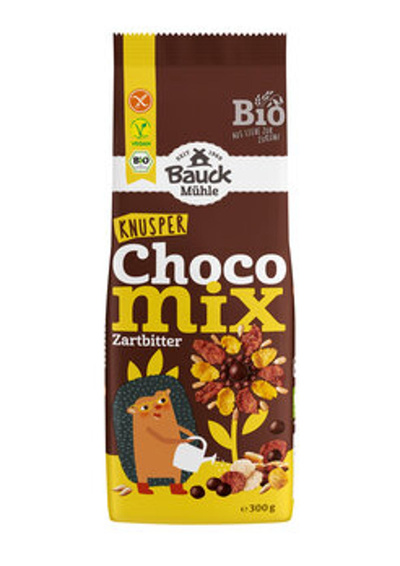 Produktfoto zu Knusper Choco Mix zartbitter glutenfrei 300g