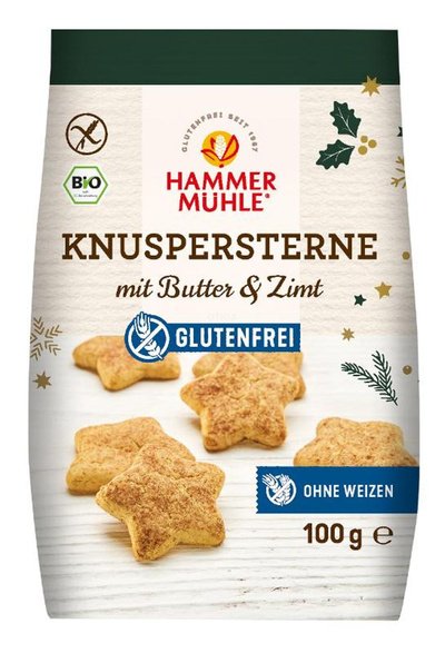 Produktfoto zu Knuspersterne Butter & Zimt