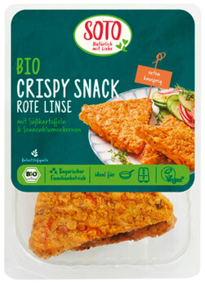 Produktfoto zu Crispy Snack Rote Linse, 200g