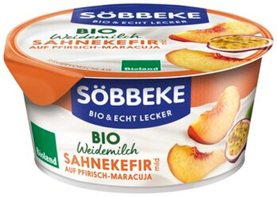 Produktfoto zu Sahnekefir Pfirsich- Maracuja 150g