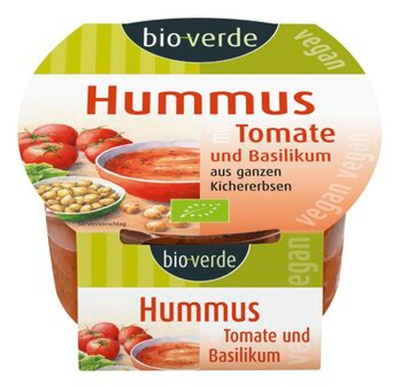 Produktfoto zu Hummus Tomate-Basilikum, 150g