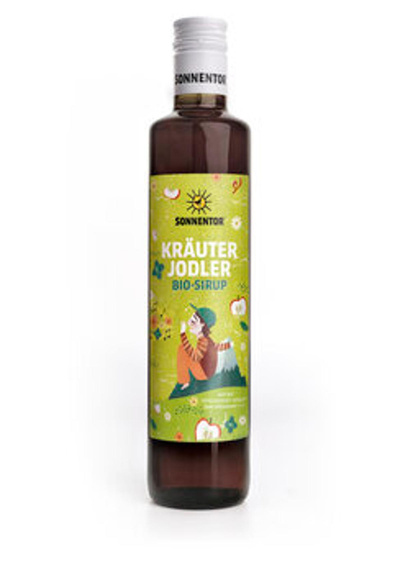 Produktfoto zu Kräuterjodler Sirup 0,5l