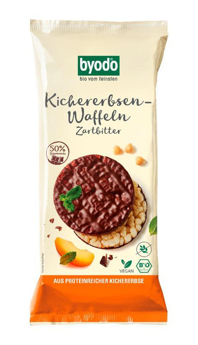 Produktfoto zu Kichererbsen Waffeln Zartbitter