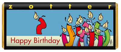 Produktfoto zu Schokolade "Happy Birthday"