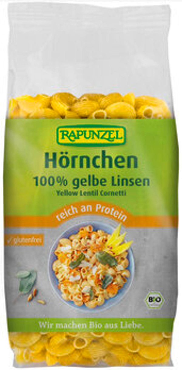 Produktfoto zu Hörnchen gelbe Linse 300g