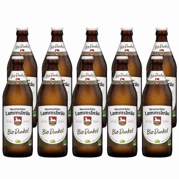 Produktfoto zu Dunkelbier 10x0,5l