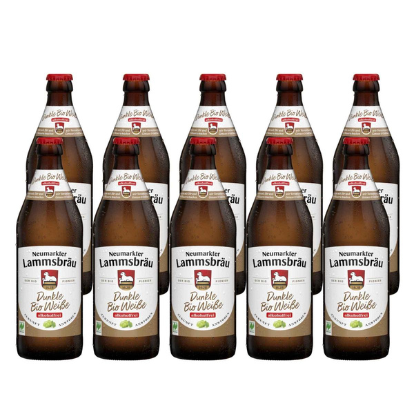 Produktfoto zu Weißbier dunkel alkoholfrei 10x0,5l