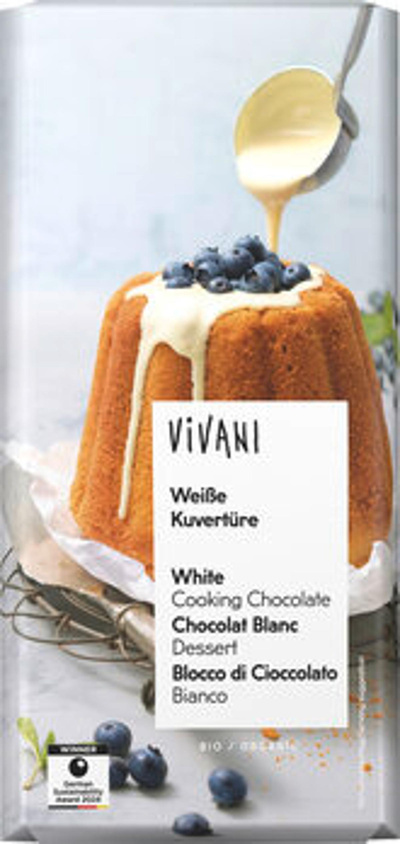 Produktfoto zu Vivani Kuvertüre weiß