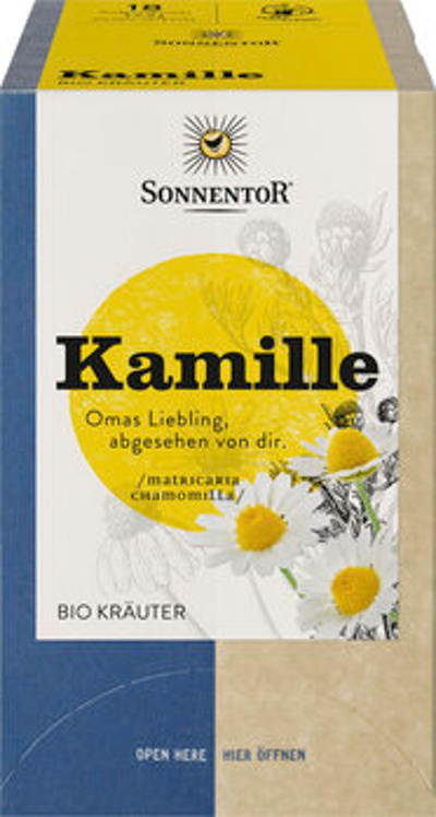 Produktfoto zu Kräutertee Kamille Beutel