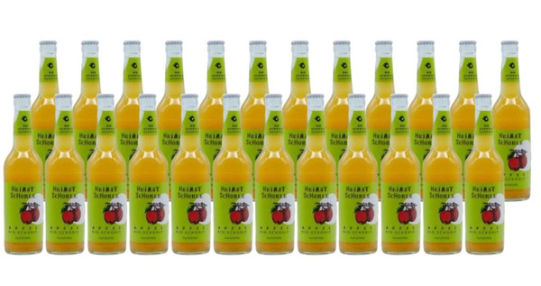 Produktfoto zu Heimatschorle Apfel 24x0,33l