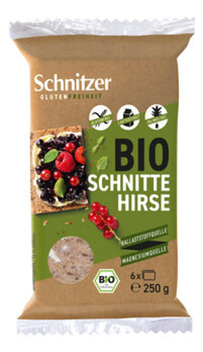 Produktfoto zu Hirsebrot geschnitten glutenfrei