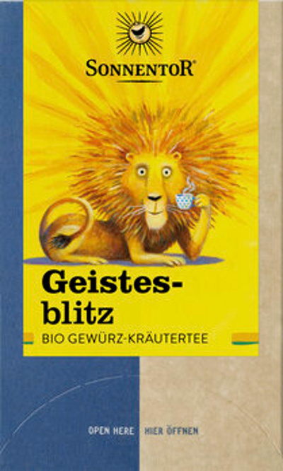 Produktfoto zu Kräuter-Gewürztee Geistesblitz