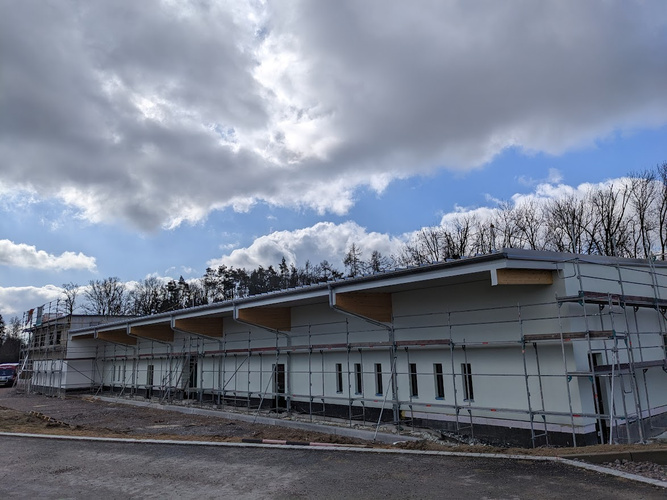 Unser Neubau in der Außenansicht
