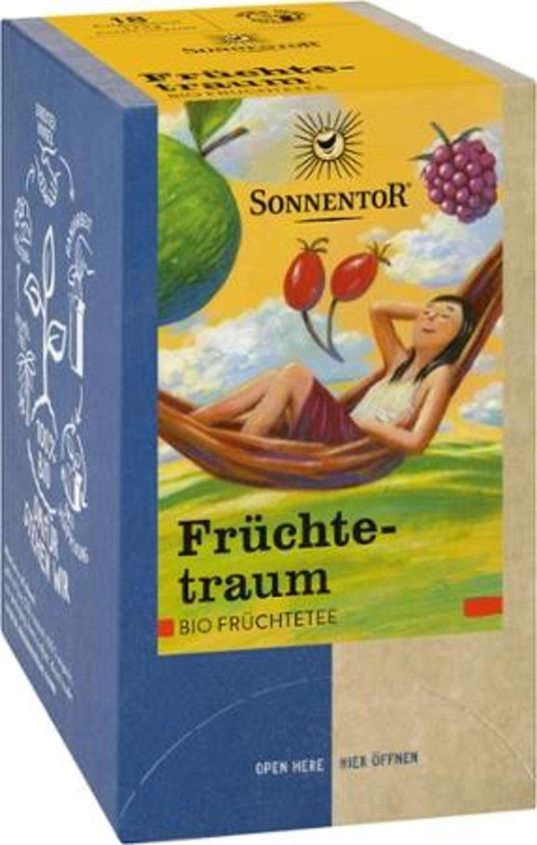Produktfoto zu Früchtetee Früchtetraum Beutel
