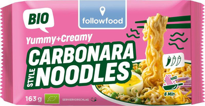 Produktfoto zu Cheesy Creamy Carbonara Noodles
