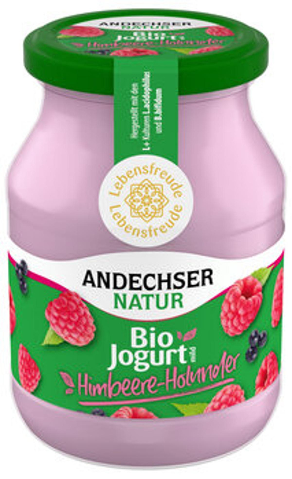 Produktfoto zu Joghurt Himbeer-  Holunder 500g