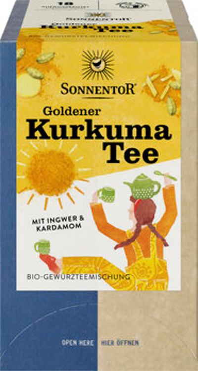 Produktfoto zu Gewürztee Goldener Kurkuma Tee