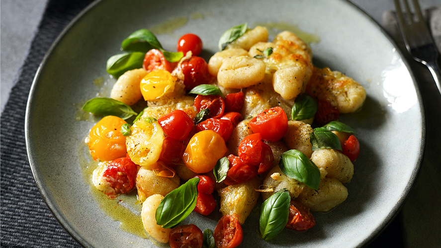 Rezeptbild für Bunte Gnocchi Pfanne
