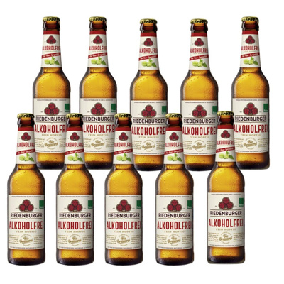 Produktfoto zu Riedenburger alkoholfrei 10x0,33l