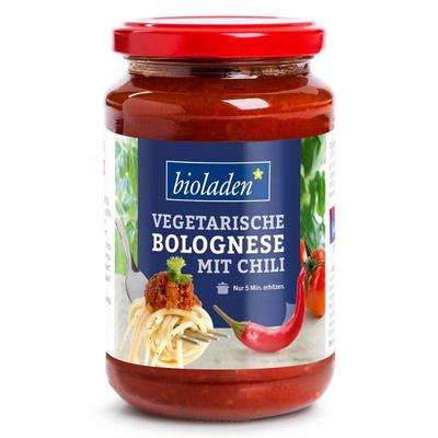 Produktfoto zu Tomatensauce vegetarische Bolognese 340g