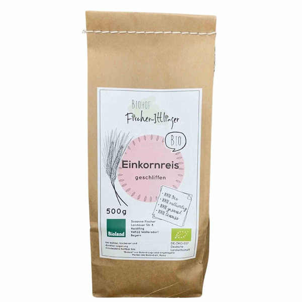 Produktfoto zu Einkornreis geschliffen 500g