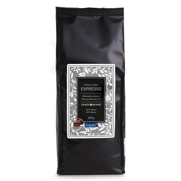 Produktfoto zu Espresso ganze Bohnen 500g