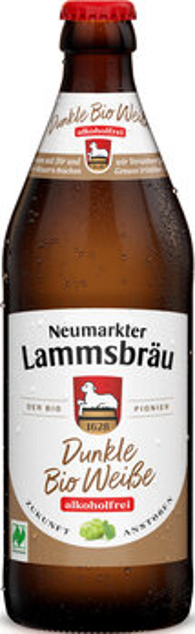 Produktfoto zu Weißbier dunkel alkoholfrei 0,5l