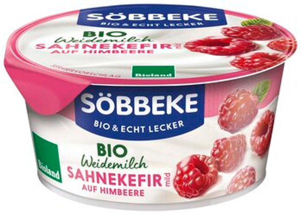 Produktfoto zu Sahne Kefir Himbeere 150g