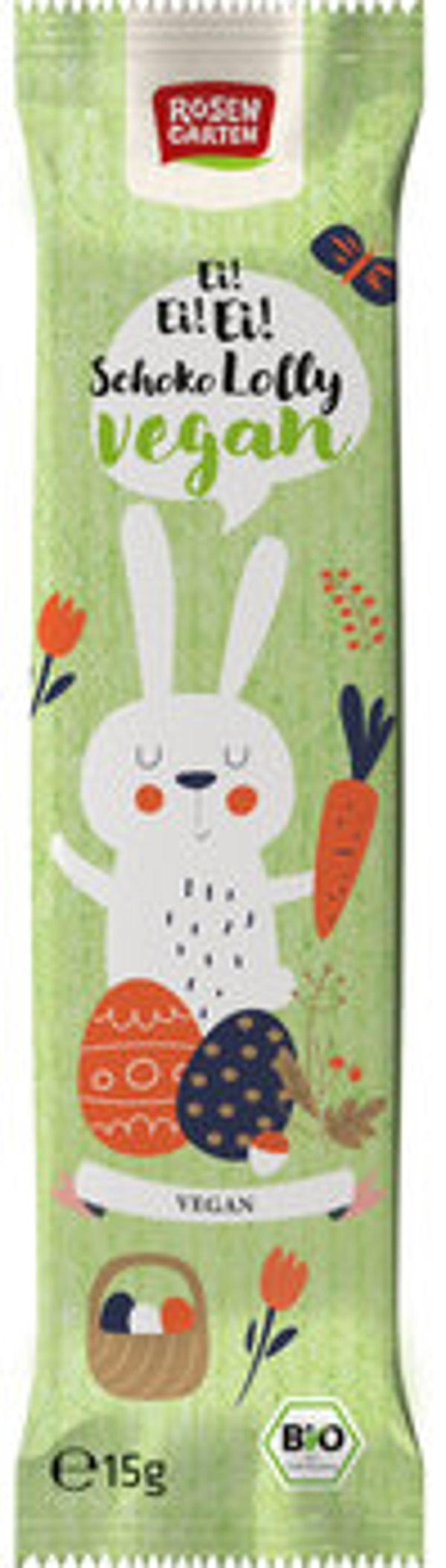 Produktfoto zu Schoko-Lolly Osterhase vegan