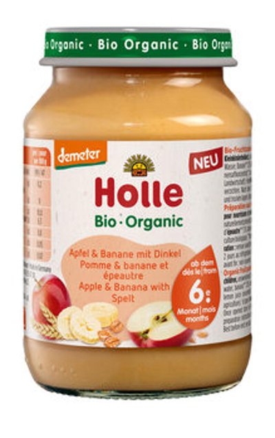 Produktfoto zu Babybrei Apfel & Banane mit Dinkel 190g